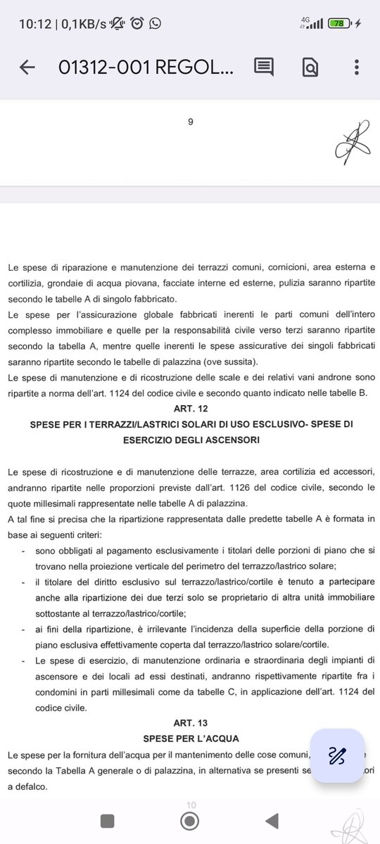 Modifica A Regolamento Condominiale Con Clausole Contrattuali